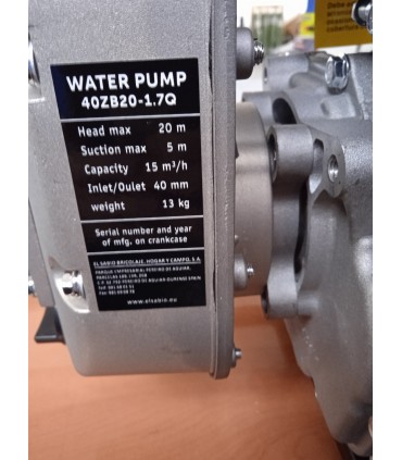 MOTOBOMBA LONCIN LC40ZB20