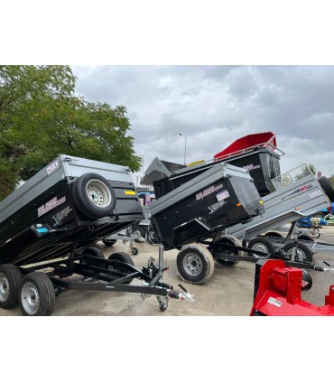 REMOLQUE DE DOS EJES "TRF" BASCULANTE HIDRÁULICO