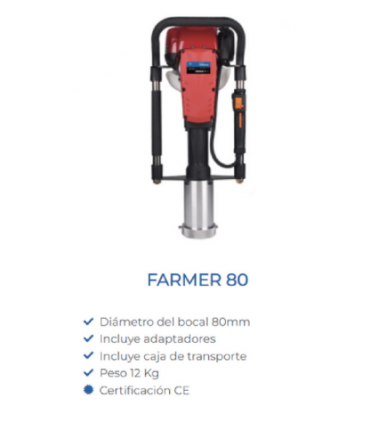 CLAVADORA DE ESTACAS PROFESIONAL FARMER 80