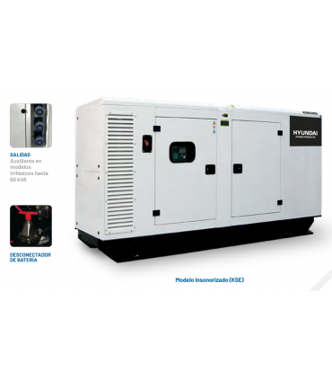 INSONORIZADO HYUNDAI 1500 RPM-400V (14 KVA)