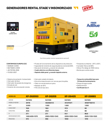 GRUPOS ELETRÓGENOS MÓVILES KOMPAK
