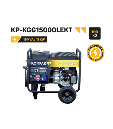 GENERADOR KOMPAK KP-KGG15000LEKT 400V (15KVA)