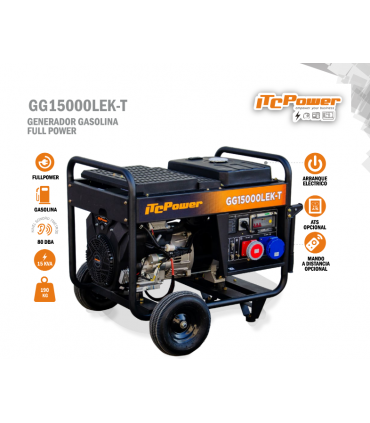 GENERADOR ITC GG15000LEK-T 400V (15 KVA)