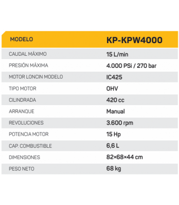 HIDROLIMPIADORA KOMPAK 270 BAR