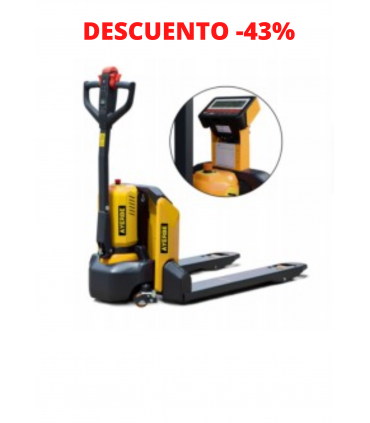 TRANSPALETA ELÉCTRICA DE PESAJE 1500KG