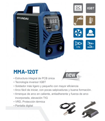 SOLDADORA INVERTER 120T HYUNDAI