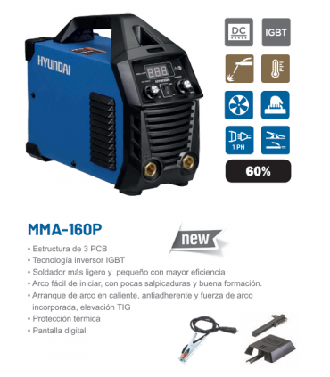 SOLDADORA INVERTER 160-P HYUNDAI
