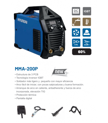 SOLDADOFRA INVERTER 200-P HYUNDAI