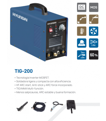 SOLDADORA TIG-200 HYUNDAI