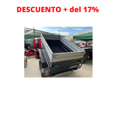 REMOLQUE DE DOS EJES "TRF" BASCULANTE HIDRÁULICO