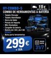 COMBO HERRAMIENTAS DE BATERÍA