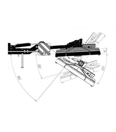 DESBROZADORA BRAZO HIDRÁULICO "DLB 410" VENTURA