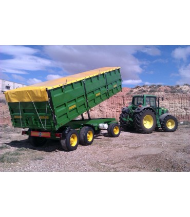 REMOLQUE DE 3 EJES CON GIRATORIA BEGUER