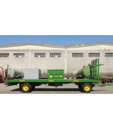 PLATAFORMA DE DOS EJES CON GIRATORIA