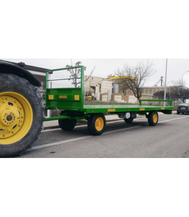 PLATAFORMA DE DOS EJES CON GIRATORIA