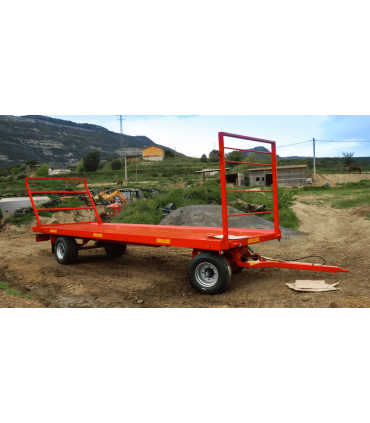 PLATAFORMA DE DOS EJES CON GIRATORIA