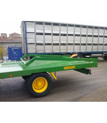 PLATAFORMA AGRÍCOLA DE UN EJE