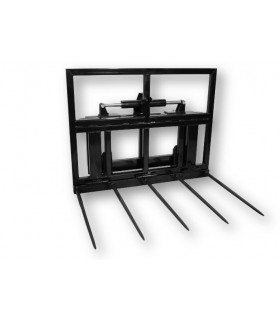 HORQUILLA HIDRÁULICA DESPLAZABLE ABATIBLE DE BALAS RECTANGULARES