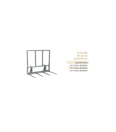 HORQUILLA DE PACAS PRISMÁTICAS