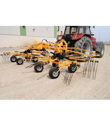 RASTRILLO HILERADOR DE DOS ROTORES BAGÜES