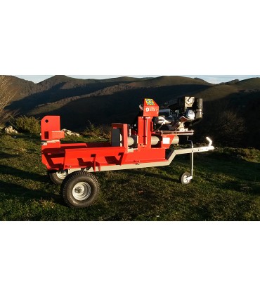 RAJADORA DE LEÑA AUTONOMA CON MOTOR