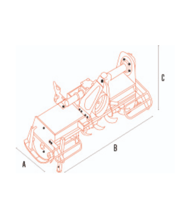 ROTOVATOR ZEPPELIN DESPLAZABLE