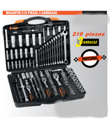 MALETÍN DE HERRAMIENTAS (219 piezas)