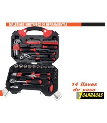 MALETÍN DE HERRAMIENTAS (56 PIEZAS)