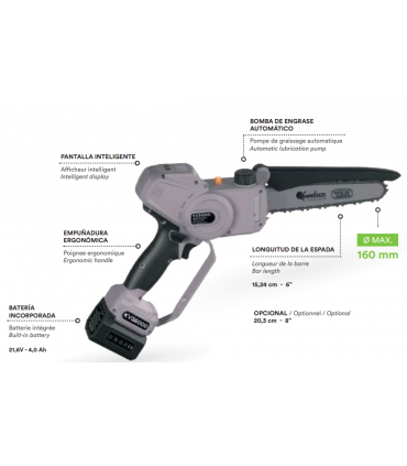 SIERRA ELÉCTRICA KAMIKAZE KVS6000