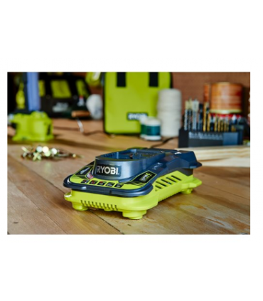 CARGADOR RÁPIDO DE BATERIA 18V RYOBI RC18150