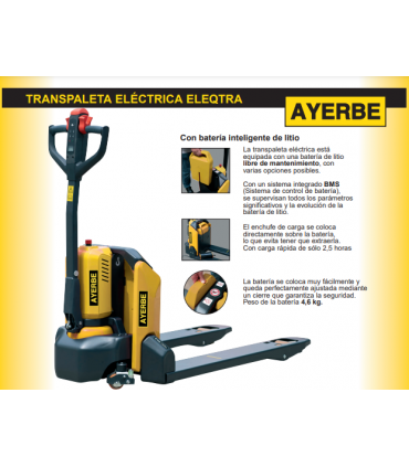 TRANSPALETA ELÉCTRICA 1500KG