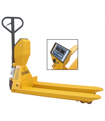 TRANSPALETA MANUAL "PESAJE" 2000KG AYERBE TE