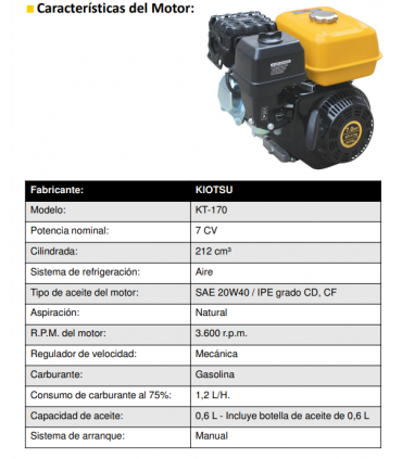 GENERADOR AYERBE LX2800 230V (2´8 KW)