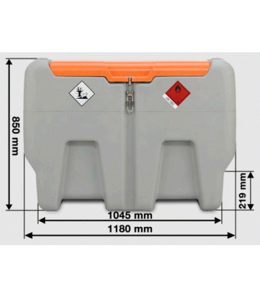 DEPÓSITO COMBI CEMO 440 + 50 LITROS