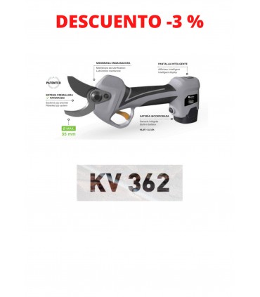 TIJERA ELÉCTRICA KAMIKAZE KV362