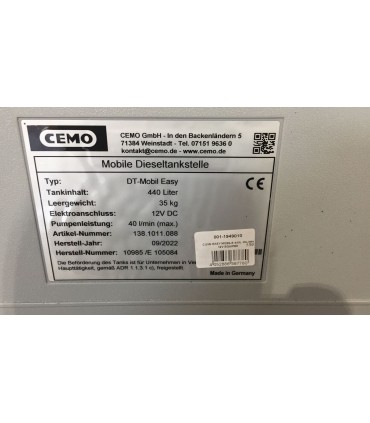 DEPÓSITO CEMO "EASY MOBILE" 440 LITROS